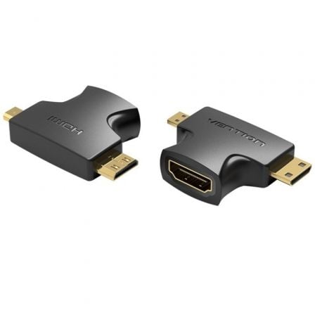 Adaptador HDMI 2 en 1 Vention AGFB0/ HDMI Hembra